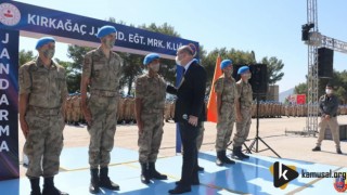 Kırkağaç Jandarma Komando Eğitim Merkezi Komutanlığı 31’inci Dönem Uzman Erbaş Komando Temel Kursu Mezuniyet Töreni