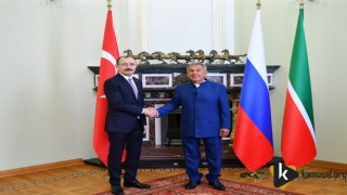 Tataristan Cumhurbaşkanı Minnihanov Ticaret Bakanı Muş'u kabul etti