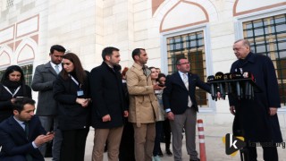 Erdoğan, Bayram Namazını Büyük Çamlıca Camii'nde Kıldı