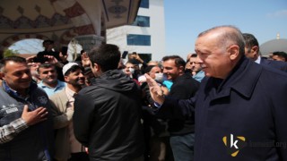 Erdoğan, Cuma Namazını Çatalca Ulu Camii'de Kıldı