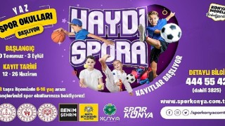 Konya Büyükşehir’in 28 İlçedeki Yaz Spor Okulları’nda Kayıt Heyecanı Devam Ediyor