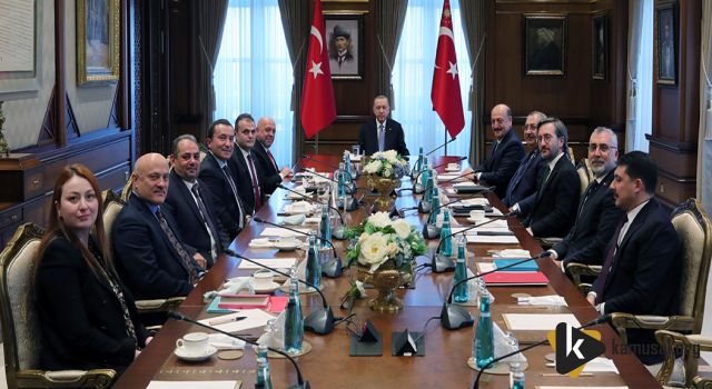 Cumhurbaşkanı Erdoğan, Bakan Bilgin ve Hak-İş Heyetini Kabul Etti