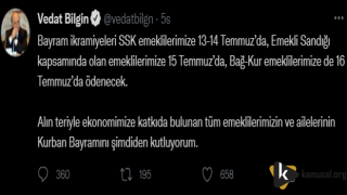 Emeklilere Bayram İkramiyesi Müjdesi