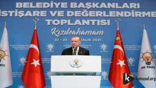 Erdoğan Kızılcahamam'da Belediye Başkanlarına Konuştu