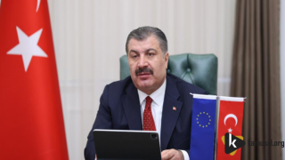 Sağlık Bakanı Koca, AB Sağlık Komiseri Kyriakides ile Görüştü