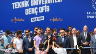 Kasapoğlu, Ostim Teknik Üniversitesi Genç Ofis Açılışını Yaptı