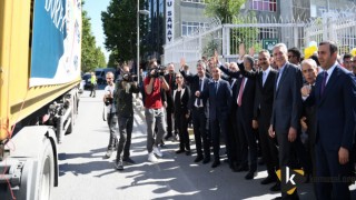 OKUL SANAYİ İŞ BİRLİĞİ MODELİ KAPSAMINDA İLK İHRACAT TIRI UĞURLANDI