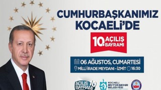 Kocaeli’de 10. Açılış Bayramı heyecanı yaşanıyor