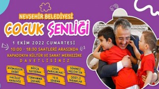 Nevşehir belediyesi’nden çocuk şenliği