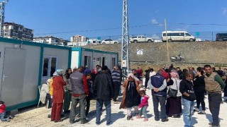 Kocaeli Büyükşehir’in Defne’deki Konteyner Kentine vatandaşlar taşınmaya başladı
