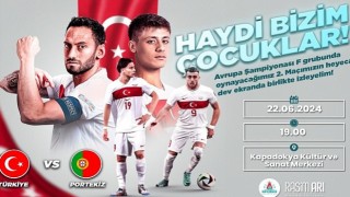 A Milli Takımımızın, Avrupa Futbol Şampiyonası’nda bu akşam Portekiz ile oynayacağı maç için Nevşehir Belediyesi Kapadokya Kültür ve Sanat Merkezi’ne dev ekran kuracak