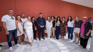 Başkan Tugay Balçova Cemevi’nde aşure lokmasına ortak oldu